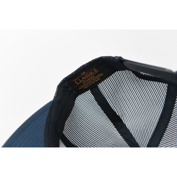 Drink Tractor Beverages Trucker Hat Snapback Cap Mesh Navy Blue NEW - Picture 5 of 7